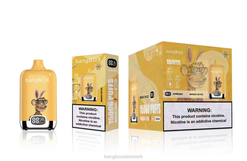 Bang Box Danmark - Bang Box 15000 pust mango på is HHLX48