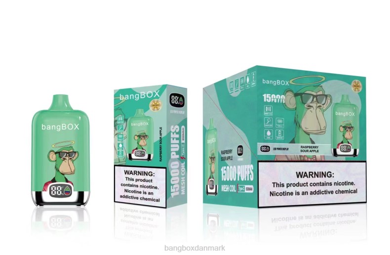 Vape Bang Box - Bang Box 15000 pust hindbær sur æble HHLX42