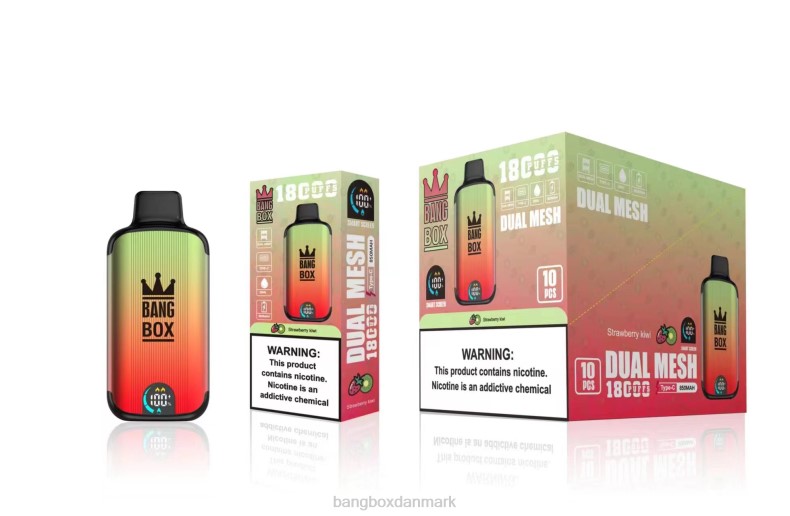 Bang Box Danmark - Bang Box 18000 pust jordbær kiwi HHLX92