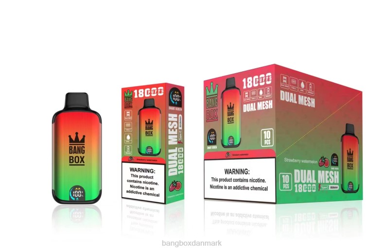 Bang Box Danmark - Bang Box 18000 pust jordbær vandmelon HHLX88