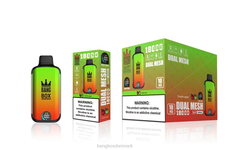 Bang Box Vape - Bang Box 18000 pust dobbelt æble HHLX93