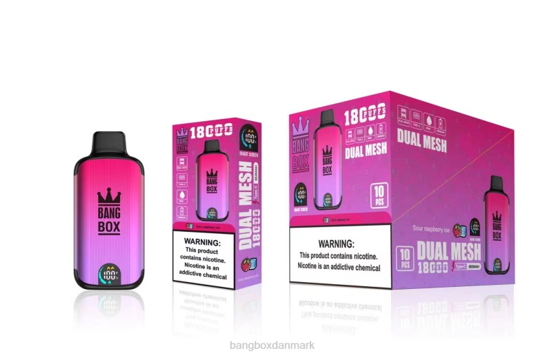 Vape Bang Box - Bang Box 18000 pust sur hindbæris HHLX98