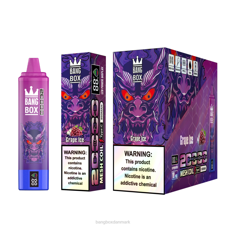 Bang Box Vape - Bang Box 20000 pust smart skærm drue is HHLX61