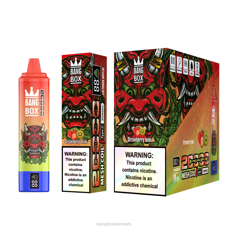 Bang Box Vape Reddit - Bang Box 20000 pust smart skærm jordbær kiwi HHLX51