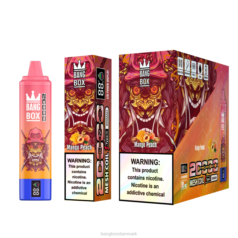 Vape Bang Box - Bang Box 20000 pust smart skærm mango fersken HHLX58