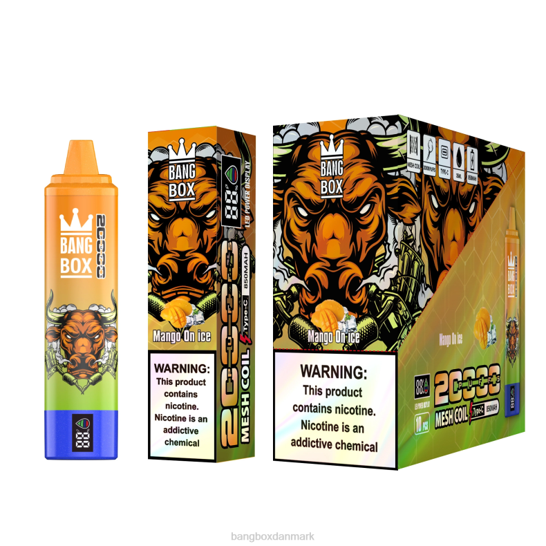 Vape Bang Box - Bang Box 20000 pust smart skærm mango på is HHLX54