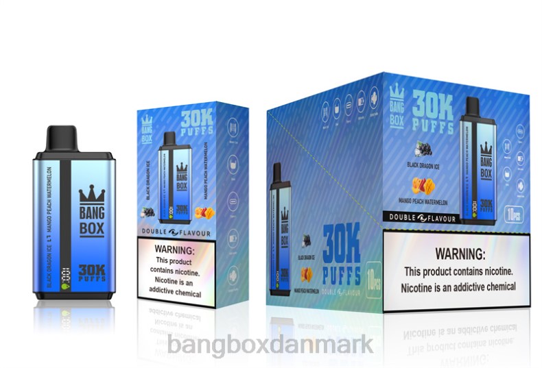 Bang Box Vape Reddit - Bang Box 30000 pust dobbelt smag sort drageis & mango fersken vandmelon HHLX71