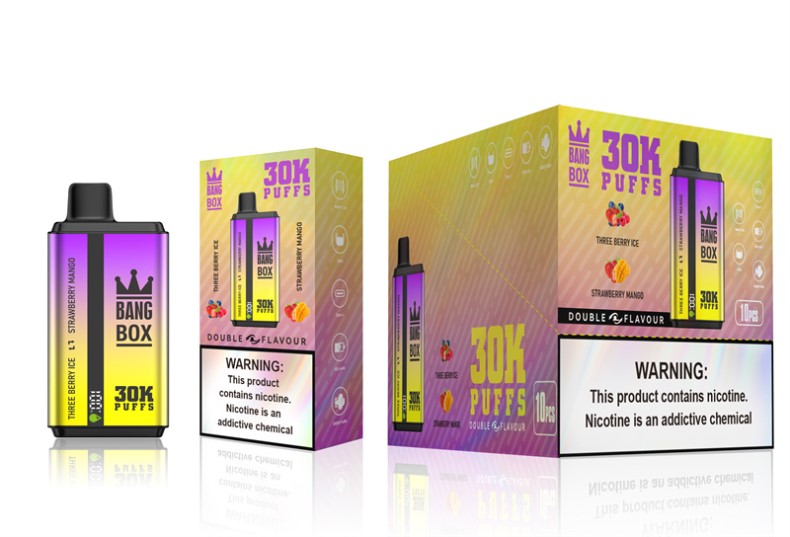 Bang Box Vape Reddit - Bang Box 30000 pust dobbelt smag tre bæris & jordbærmango HHLX67