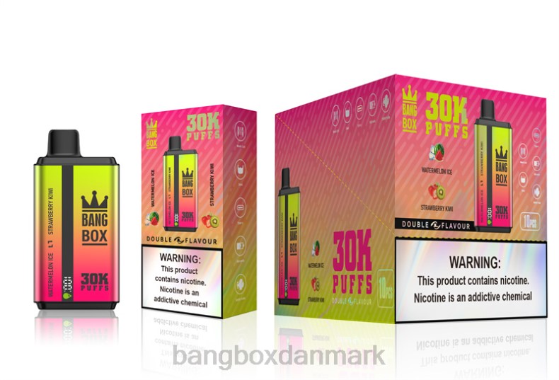 Vape Bang Box - Bang Box 30000 pust dobbelt smag vandmelon is & jordbær kiwi HHLX62