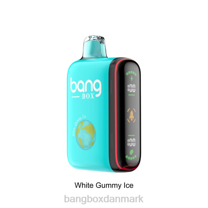 Vape Bang Box - Bang Box 9000-18000 pust intelligent power display hvid gummiis HHLX30
