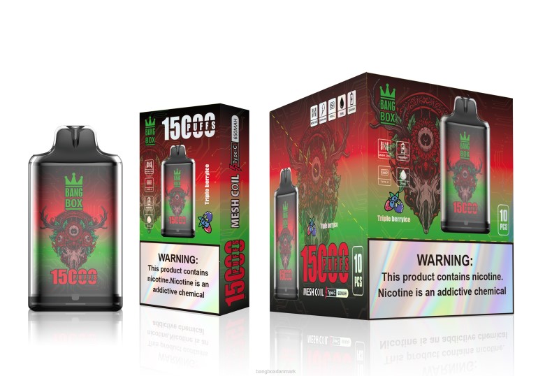 Bang Box Danmark - Bang Box s1-15000 pust tredobbelt bæris HHLX104