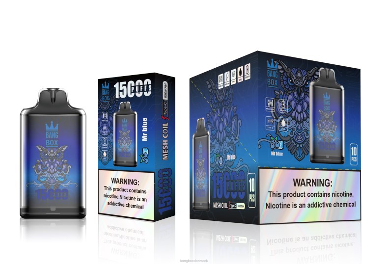 Bang Box Vape - Bang Box s1-15000 pust hr blå HHLX109