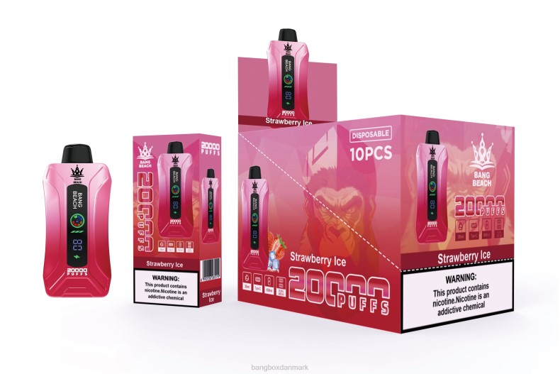 Vape Bang Box - Bang Beach 20000 pust smart screen vape jordbæris HHLX6