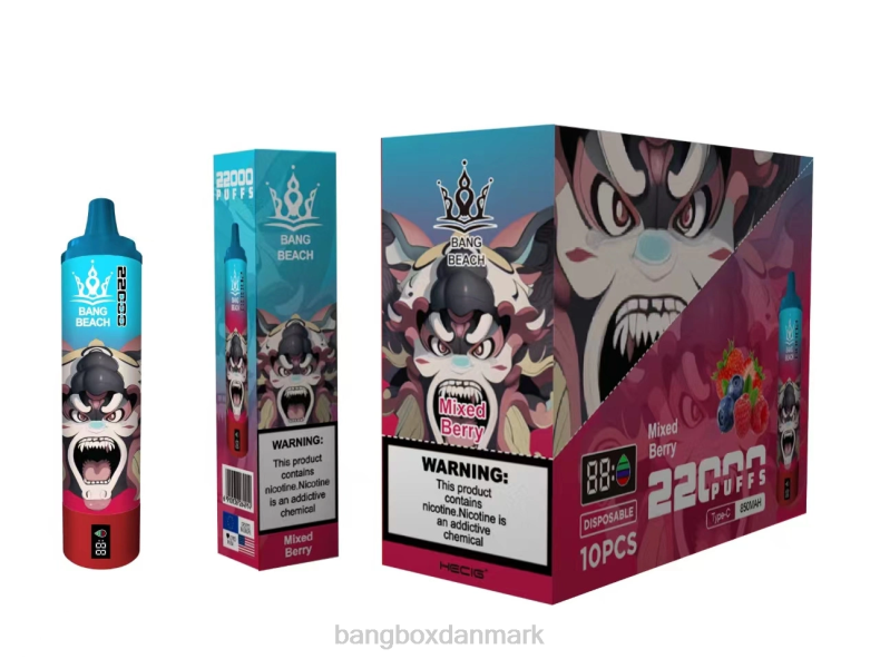 Bang Box Vape - Bang Beach 22000 pust smart skærm blandet bær HHLX21