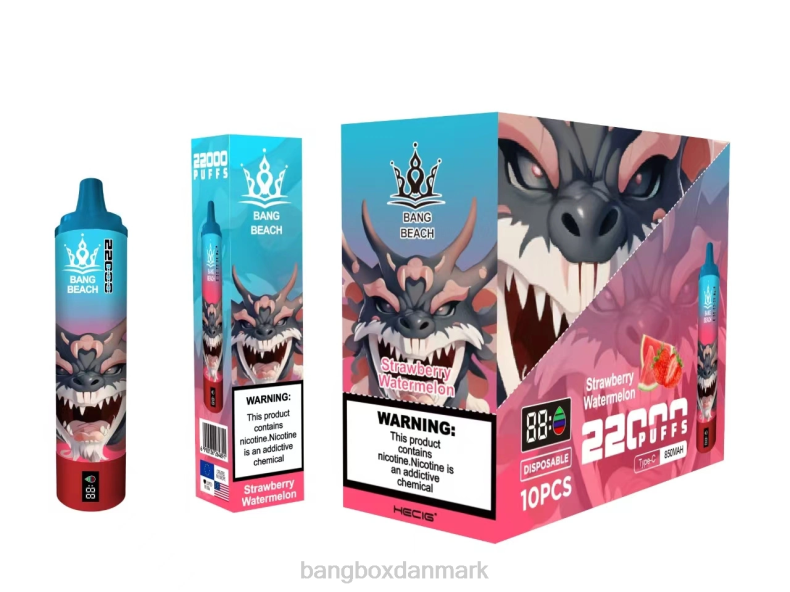 Bang Box Vape Reddit - Bang Beach 22000 pust smart skærm jordbær vandmelon HHLX23