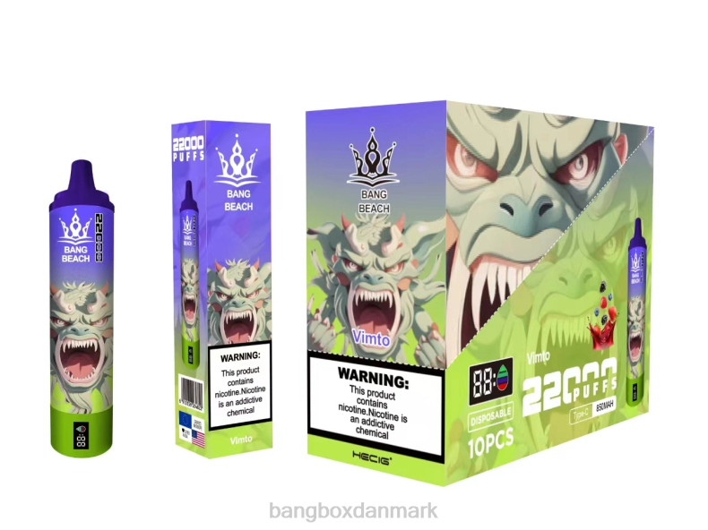 Vape Bang Box - Bang Beach 22000 pust smart skærm vimto HHLX18